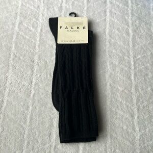 FALKE Seasons Cable Black Socks